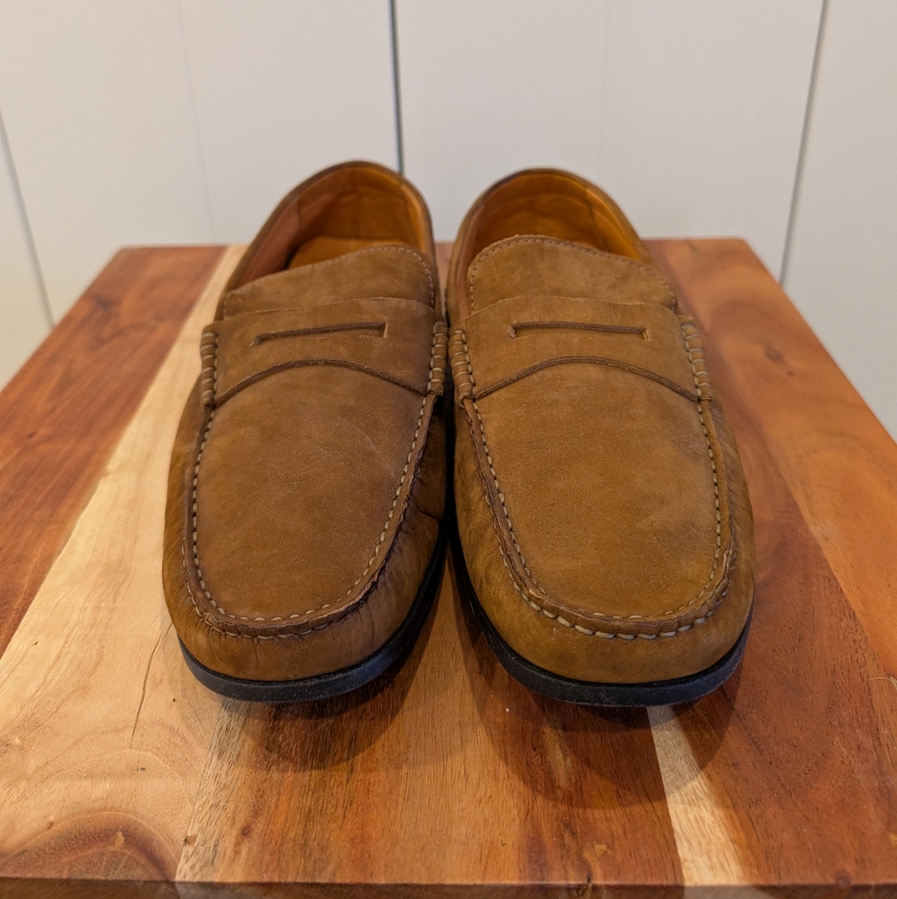 Donald J. Pliner Suede Loafers M12 EUC